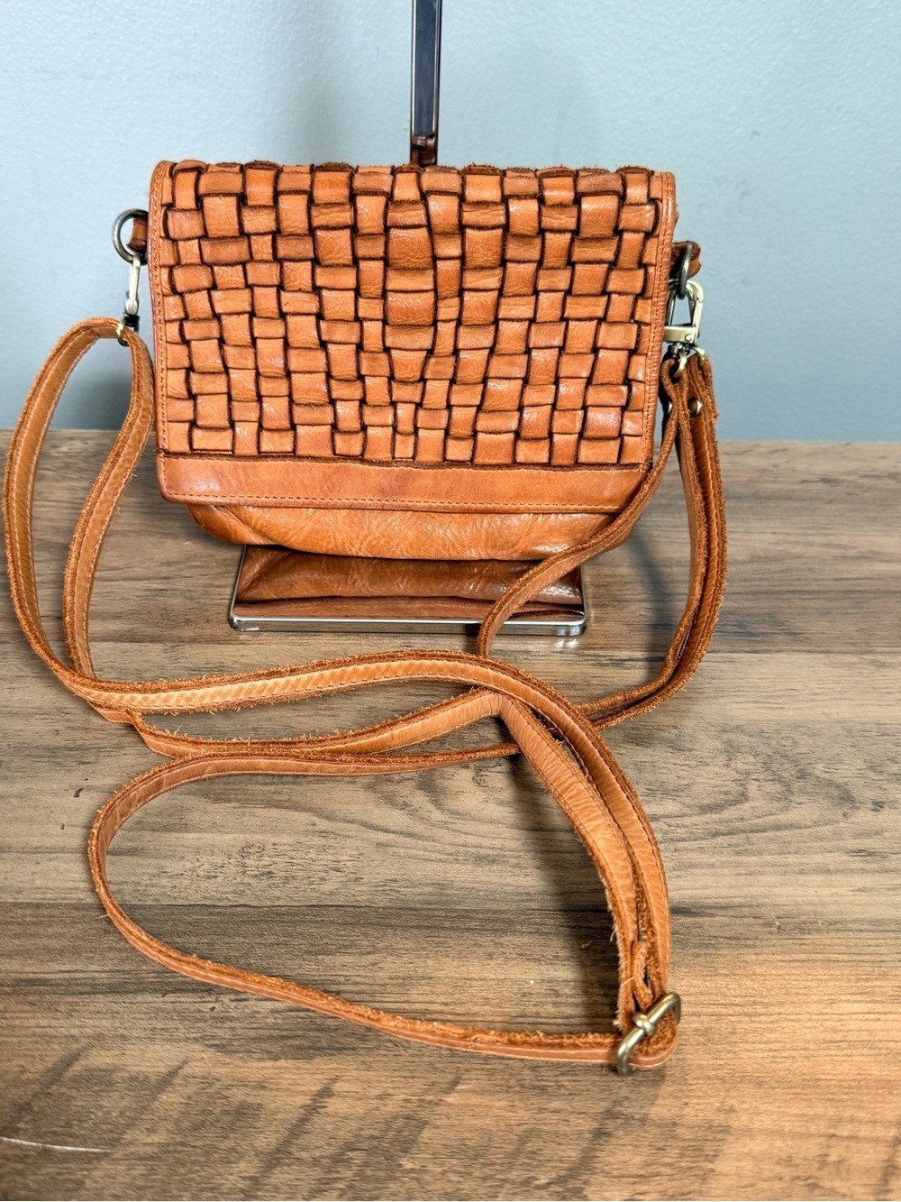 Uniquely Crafted Genuine Leather Convertible Crossbody Bag